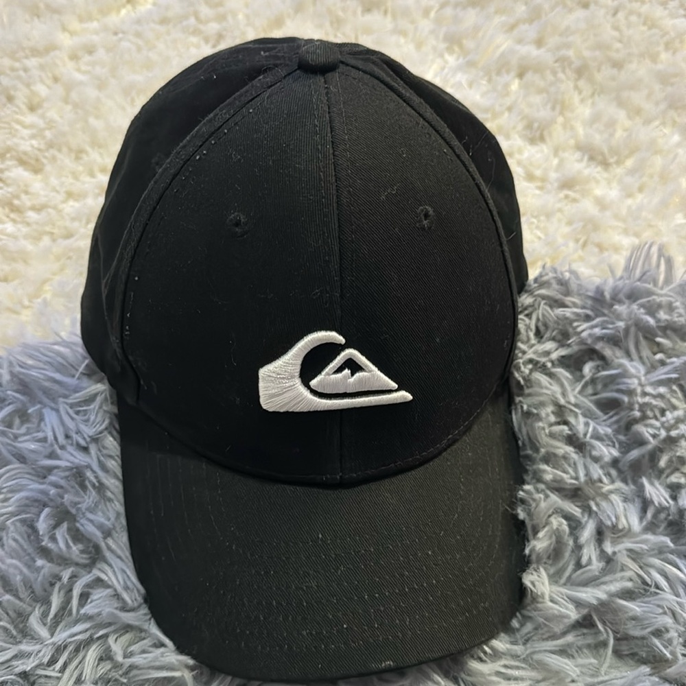 Quick Silver Black SnapBack Hat